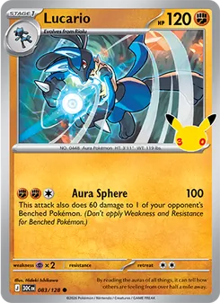 Pokémon-Karte Lucario 083/128