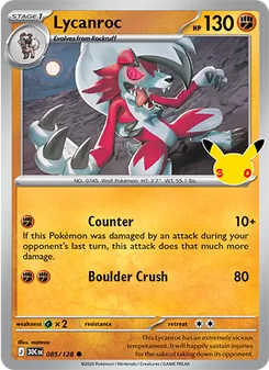 Pokémon-Karte Lycanroc 085/128