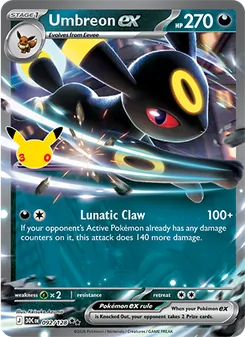 Pokémon-Karte Umbreon ex 092/128