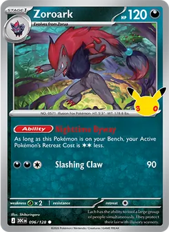 Pokémon-Karte Zoroark 096/128