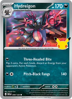 Pokémon-Karte Hydreigon 099/128