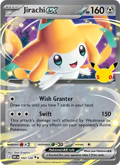 Pokémon-Karte Jirachi ex 102/128
