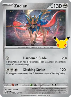 Pokémon-Karte Zacian 106/128