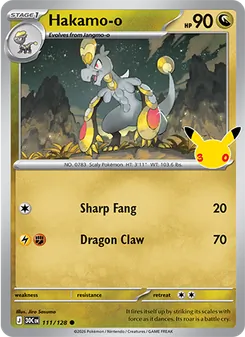 Pokémon-Karte Hakamo-o 111/128