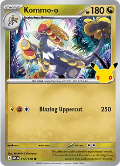 Pokémon-Karte Kommo-o 112/128