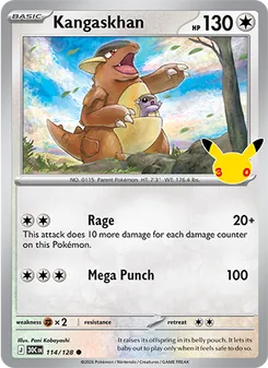 Pokémon-Karte Kangaskhan 114/128