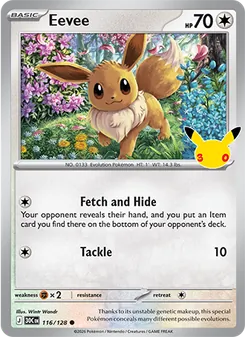 Pokémon-Karte Eevee 116/128