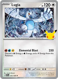 Pokémon-Karte Lugia 121/128