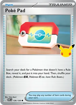 Pokémon-Karte Poké Pad 126/128