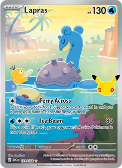 Pokémon-Karte Lapras 131/128