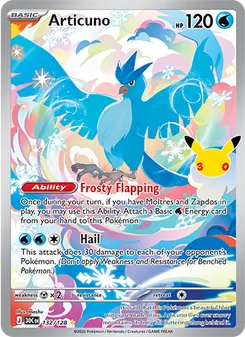 Pokémon-Karte Articuno 132/128