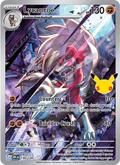 Pokémon-Karte Lycanroc 138/128