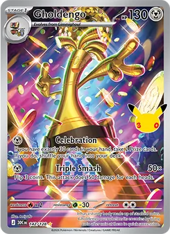 Pokémon-Karte Gholdengo 142/128