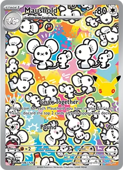 Pokémon-Karte Maushold 146/128