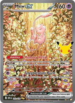 Pokémon-Karte Mew ex 152/128
