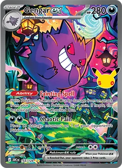 Pokémon-Karte Gengar ex 154/128