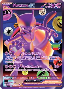 Pokémon-Karte Mewtwo ex 157/128