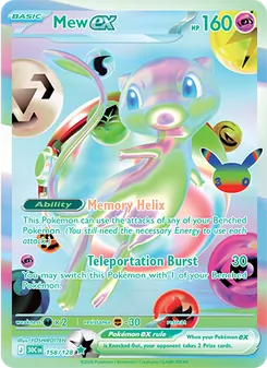 Pokémon-Karte Mew ex 158/128