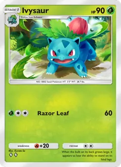 Pokémon-Karte Ivysaur 002/226