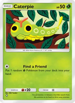 Pokémon-Karte Caterpie 005/226