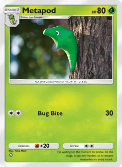 Pokémon-Karte Metapod 006/226