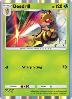 Pokémon-Karte Beedrill 010/226