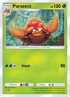 Pokémon-Karte Parasect 015/226