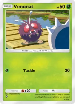 Pokémon-Karte Venonat 016/226