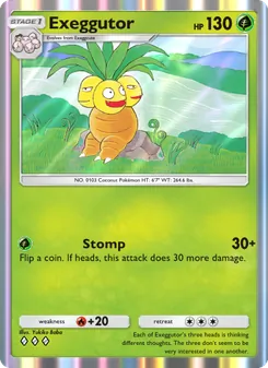 Pokémon-Karte Exeggutor 022/226
