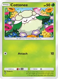 Pokémon-Karte Cottonee 027/226