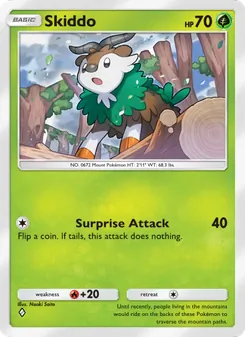 Pokémon-Karte Skiddo 031/226