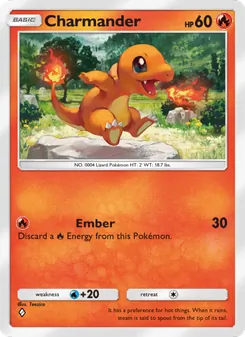 Pokémon-Karte Charmander 033/226