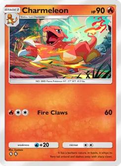 Pokémon-Karte Charmeleon 034/226