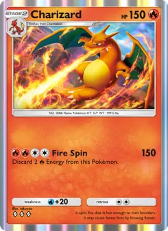 Pokémon-Karte Charizard 035/226