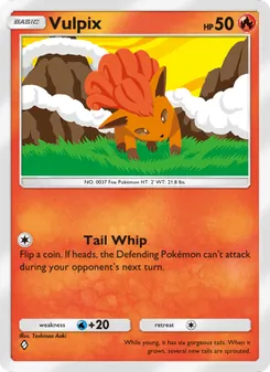 Pokémon-Karte Vulpix 037/226