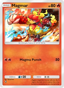 Pokémon-Karte Magmar 044/226
