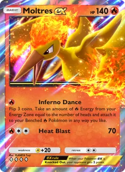 Pokémon-Karte Moltres ex 047/226