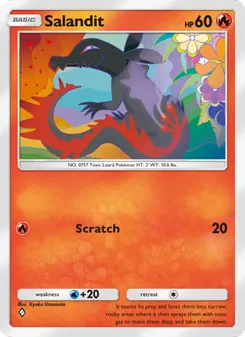 Pokémon-Karte Salandit 049/226