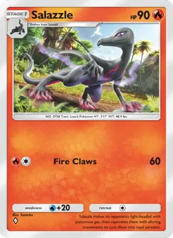 Pokémon-Karte Salazzle 050/226