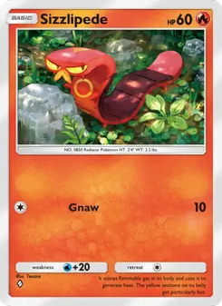 Pokémon-Karte Sizzlipede 051/226