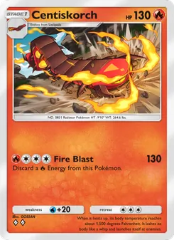 Pokémon-Karte Centiskorch 052/226