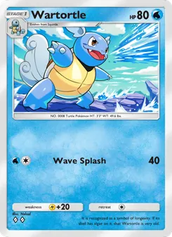 Pokémon-Karte Wartortle 054/226