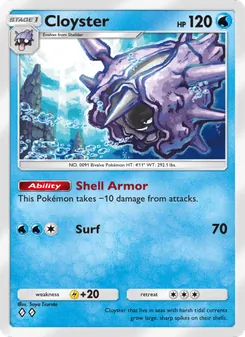 Pokémon-Karte Cloyster 067/226