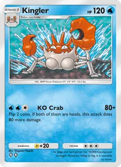 Pokémon-Karte Kingler 069/226