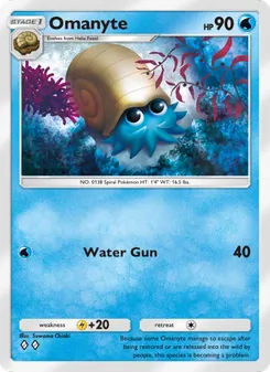 Pokémon-Karte Omanyte 081/226