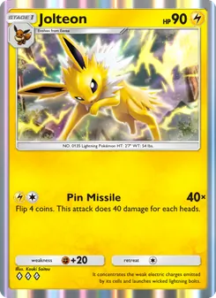 Pokémon-Karte Jolteon 102/226