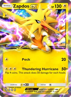 Pokémon-Karte Zapdos ex 104/226