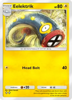 Pokémon-Karte Eelektrik 108/226