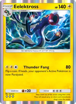 Pokémon-Karte Eelektross 109/226