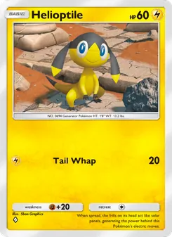 Pokémon-Karte Helioptile 110/226